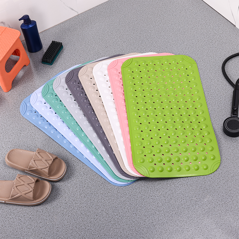 Bubble-Textured Suction Anti-Slip Bath Mat