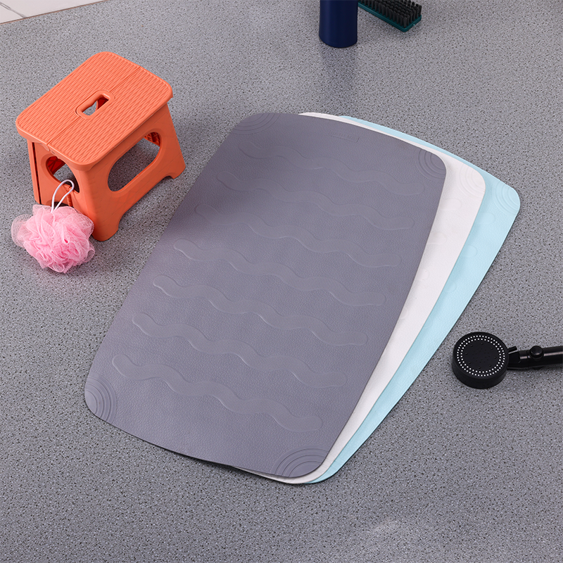 Wave-Pattern Anti-Slip Bath Mat