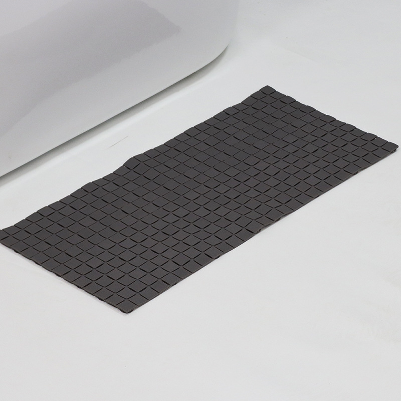79x38 Grid-Pattern Anti-Slip Bath Mat