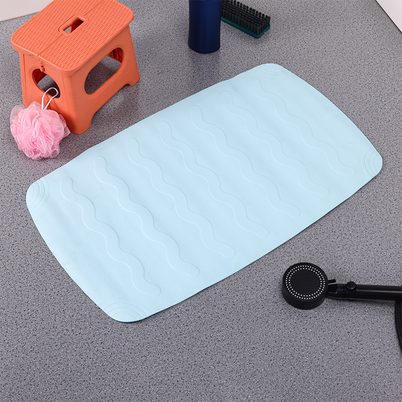 Wave-Pattern Anti-Slip Bath Mat