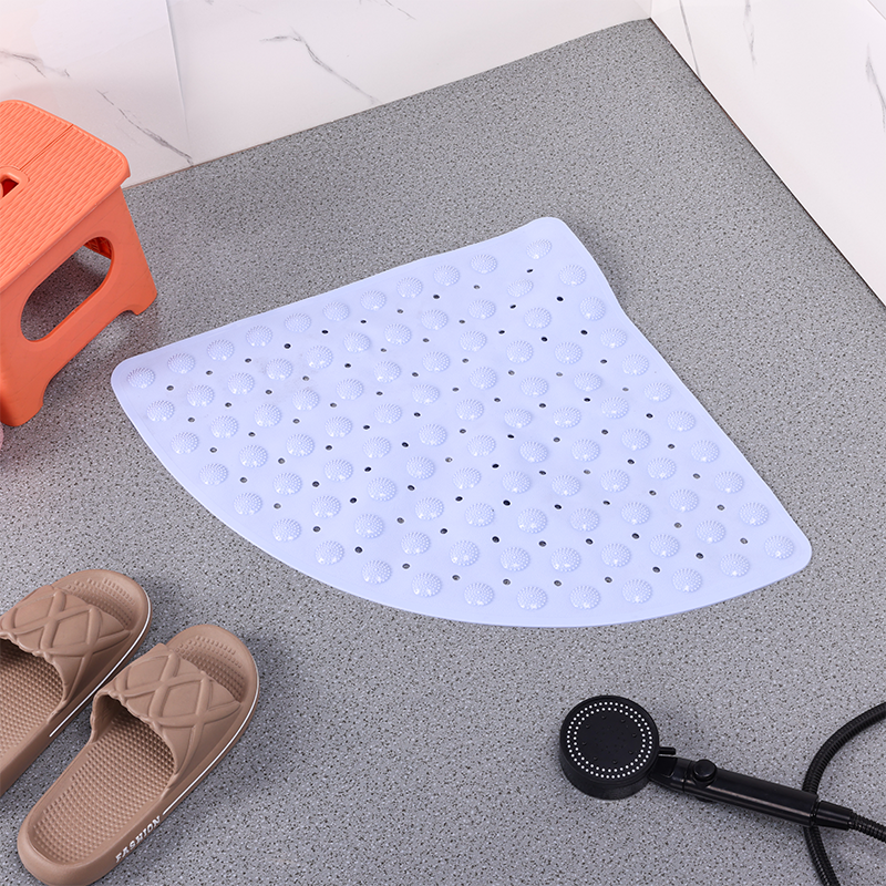 Fan-Pattern Massage Anti-Slip Bath Mat